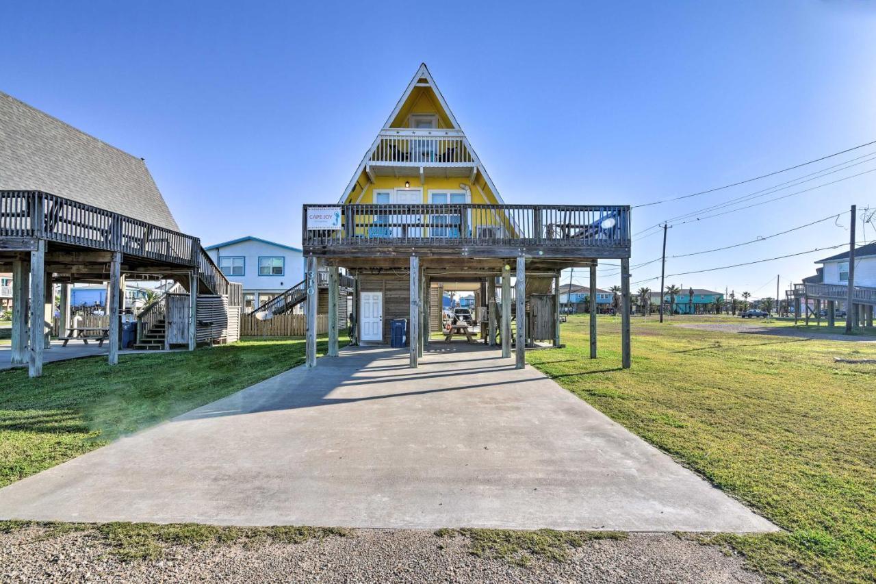 A-Frame Home With Deck - 2 Blocks To Surfside Beach! 外观 照片