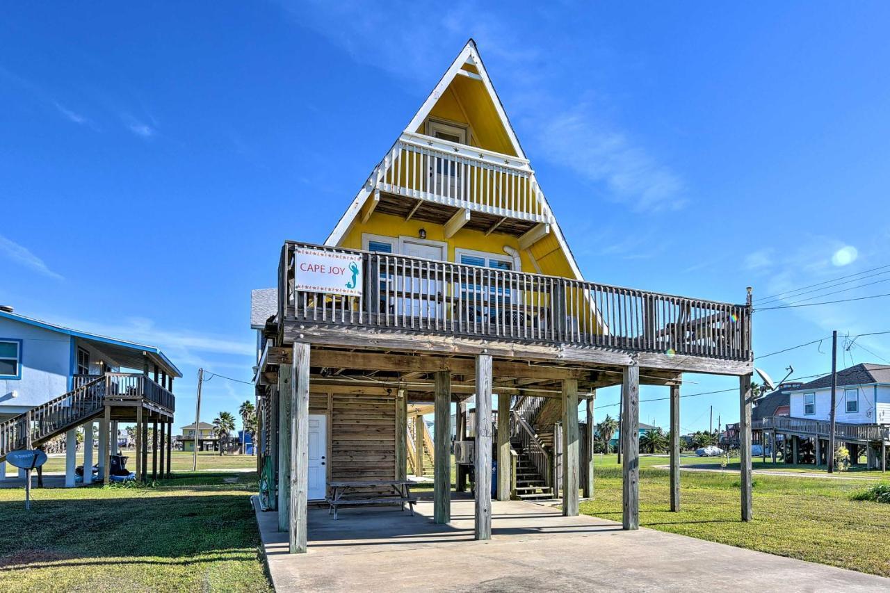 A-Frame Home With Deck - 2 Blocks To Surfside Beach! 外观 照片
